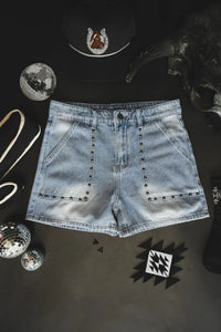 BP-Concho Denim Shorts