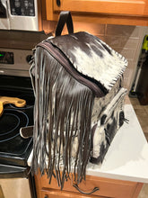 Load image into Gallery viewer, Cowhide Fringe JUMBO Backpack
