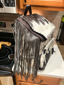 Cowhide Fringe JUMBO Backpack