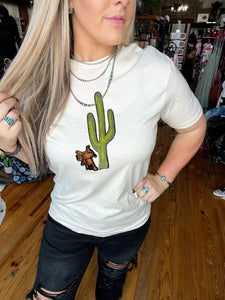 Cactus/Saddle Tee