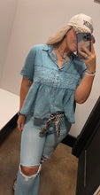Load image into Gallery viewer, Denim Loopty Lou Top
