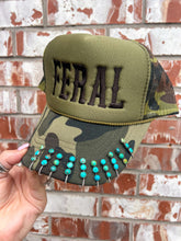 Load image into Gallery viewer, Silversmith Genuine Hat Charm Slides - 3 Kingman Stone - Made to Order
