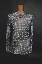 Load image into Gallery viewer, Dolly Disco Mesh Top
