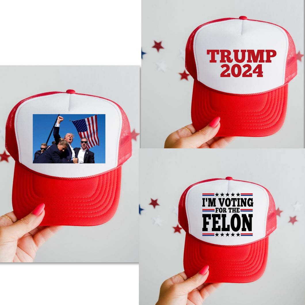 Trump hats (3 options )