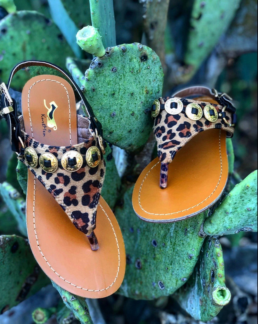 Lucy Lane Leopard Kertman Sandals