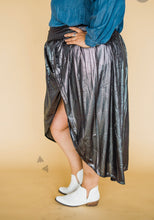 Load image into Gallery viewer, Charged Up “Silver Metallic” Skirt
